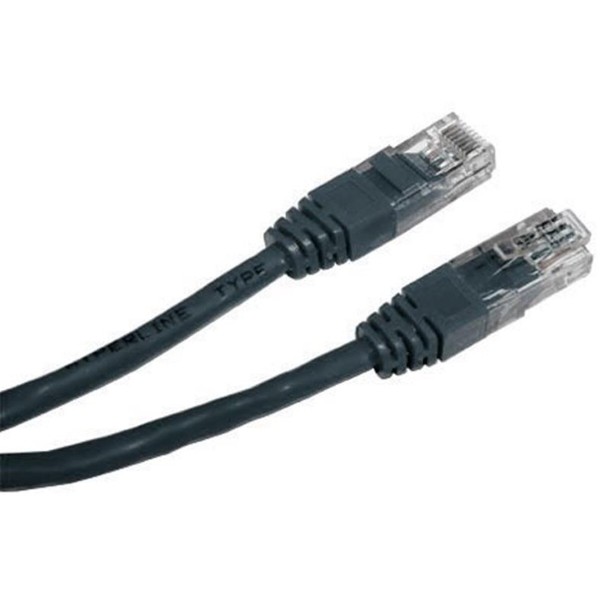 Фото - Кабель патч-корд Cablexpert UTP (PP12-1.5M/BK) 50u 1.5m Black