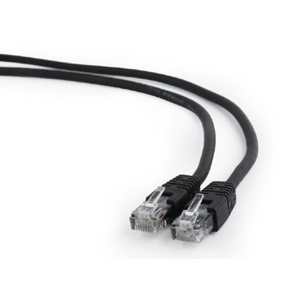 Фото - Кабель патч-корд Cablexpert UTP (PP6U-0.5M/BK) 50u 0.5m Black