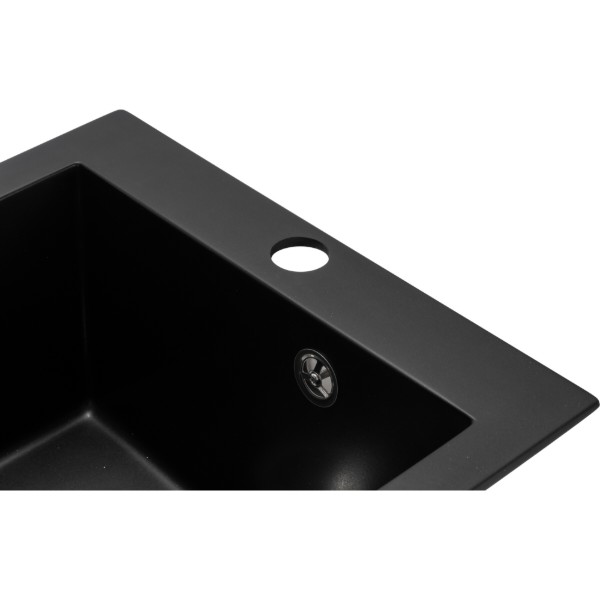 Фото - Мойка кухонная GRANADO Cadiz Black Shine