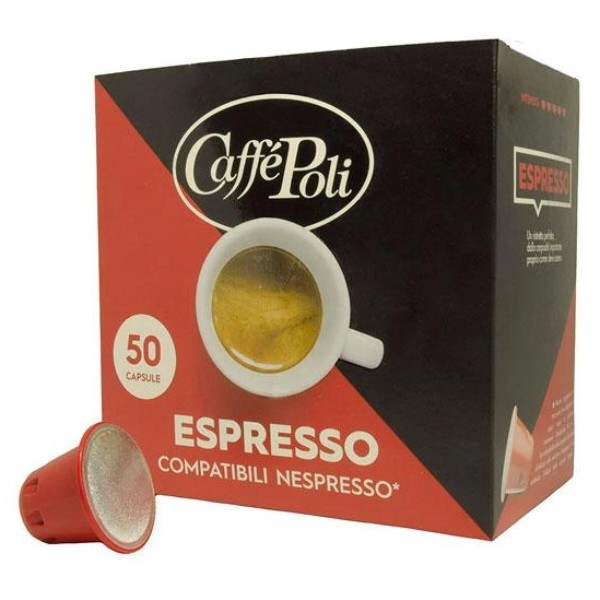 Фото - Кава у капсулах Caffe Poli Nespresso Espresso 50 шт. Фото - Кава у капсулах Caffe Poli Nespresso Espresso 50 шт.