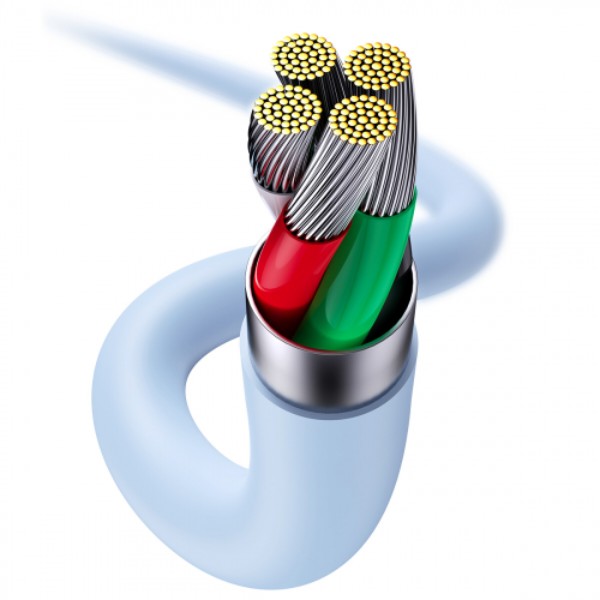 Фото - Кабель Baseus USB 2.0 AM-Lightning M 1.2m (CAGD000003)