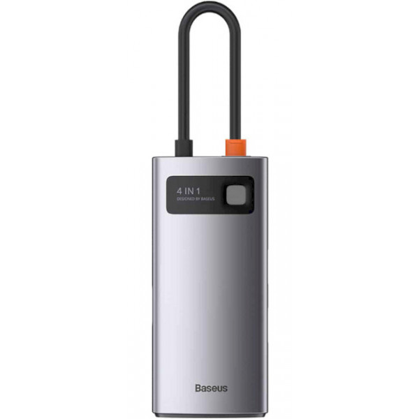 Фото - Док-станція Baseus USB3.1 USB Type C PD 100W/HDMI 4K 30 Hz/USB 3.2 Gen1/1хUSB 2.0 4in1 (CAHUB-CY0G)