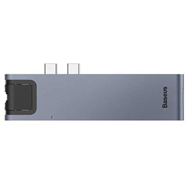 Фото - Хаб USB Baseus Thunderbolt C+Pro Seven-in-one smart HUB (CAHUB-L0G)