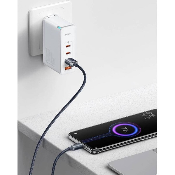 Фото - Кабель Baseus Crystal Shine Series Fast Charging Data Cable USB to Type-C 100W 2m Black (CAJY000501)