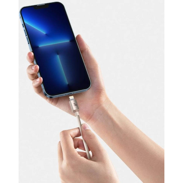 Фото - Кабель Baseus Crystal Shine Series Fast Charging Data Cable Type-C to iP 20W 2m Pink (CAJY001404)