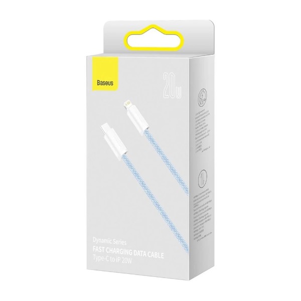 Фото - Кабель Baseus Dynamic Series Fast Charging Data Cable Type-C to iP 20W 1m Blue (CALD000003)