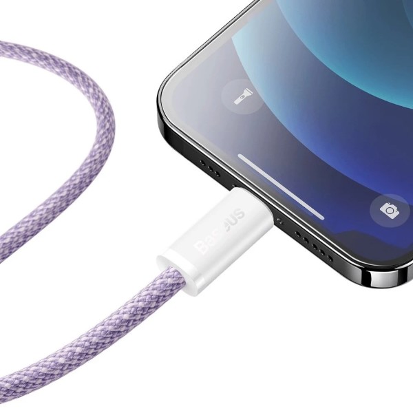 Фото - Кабель Baseus Dynamic Series Fast Charging Data Cable Type-C to iP 20W 1m Purple (CALD000005)