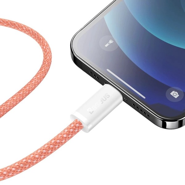 Фото - Кабель Baseus Dynamic Series Fast Charging Data Cable Type-C to iP 20W 1m Orange (CALD000007)
