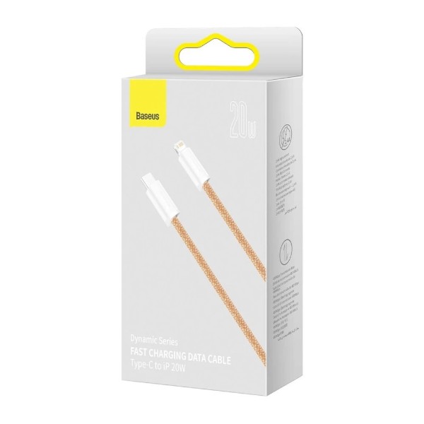 Фото - Кабель Baseus Dynamic Series Fast Charging Data Cable Type-C to iP 20W 1m Orange (CALD000007)