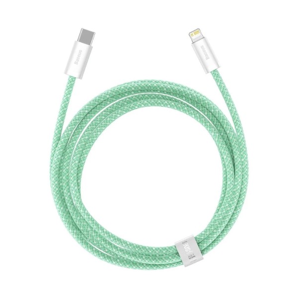 Фото - Кабель Baseus Dynamic Series Fast Charging Data Cable Type-C to iP 20W 2m Green (CALD000106)