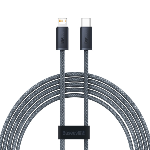 Фото - Кабель синхронізації даних Baseus Dynamic Series Fast Charging Data Cable Type-C to iP 20W 2m Slate Gray (CALD000116)