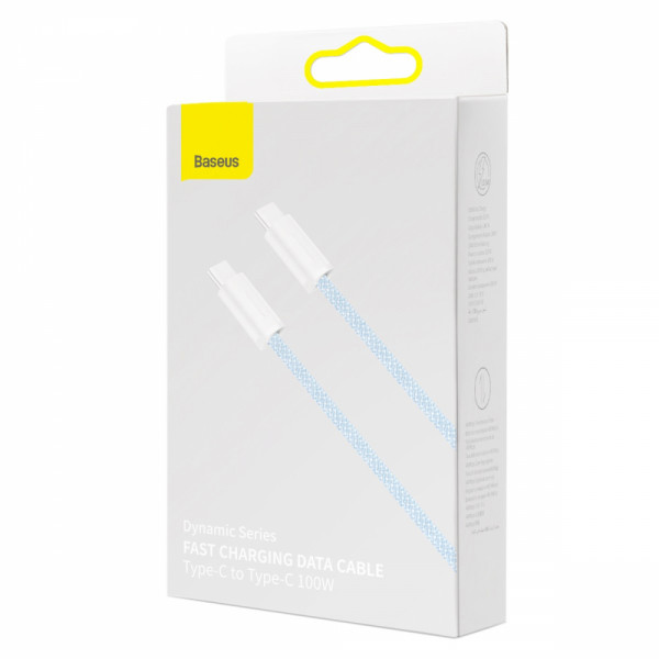 Фото - Кабель синхронизации данных Baseus USB 2.0 Type-C M-M 2m (CALD000303)