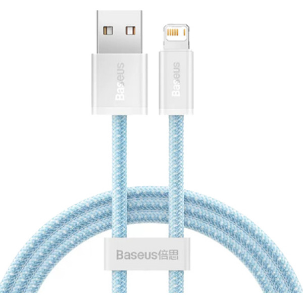 Фото - Кабель синхронізації даних Baseus Dynamic Series Fast Charging Data Cable USB to iP 2.4A 1m Blue (CALD000403)