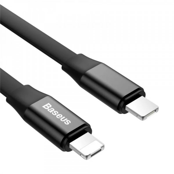 Фото - Кабель синхронізації даних Baseus Nimble Micro-Lightning 0.23м Black CALMBJ-01