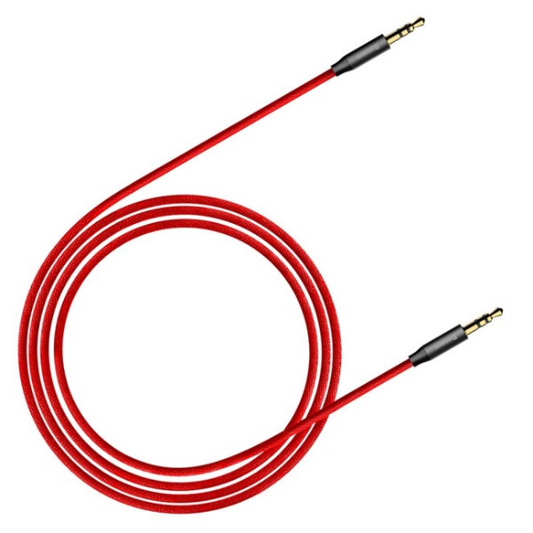 Фото - Кабель 3.5 мм - 3.5 мм Baseus Jack 3.5mm Yiven Audio Cable M30 M/M 1m Red/Black (CAM30-B91) Фото - Кабель 3.5 мм - 3.5 мм Baseus Jack 3.5mm Yiven Audio Cable M30 M/M 1m Red/Black (CAM30-B91)