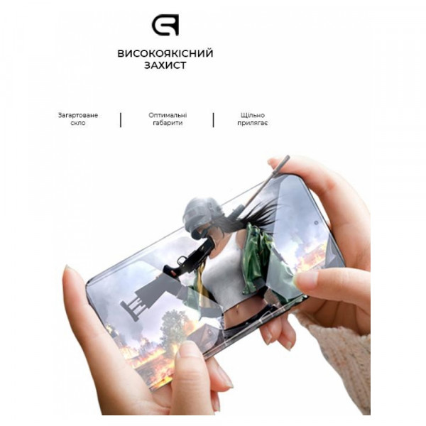 Фото - Захисне скло для смартфону Armorstandart Full Glue HD for Tecno Camon 16/16 SE Black (ARM65097)