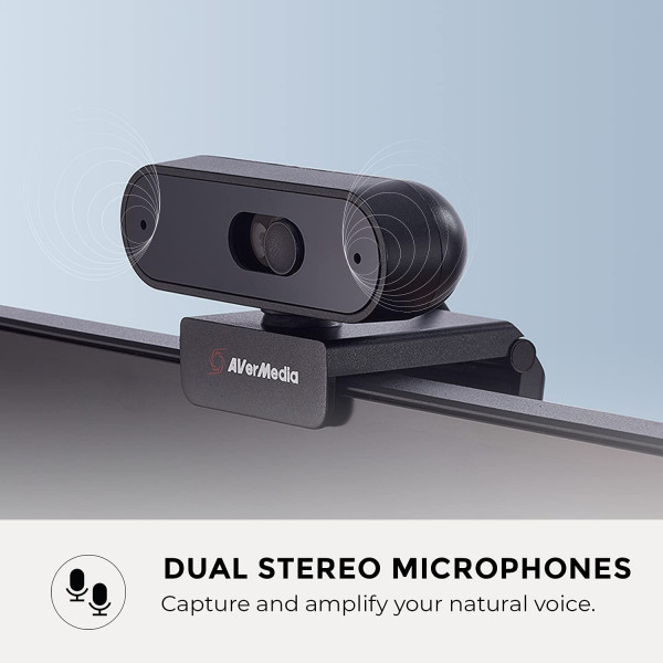 Фото - Веб-камера для комп'ютера Avermedia Live Streamer CAM PW310P Full HD Black