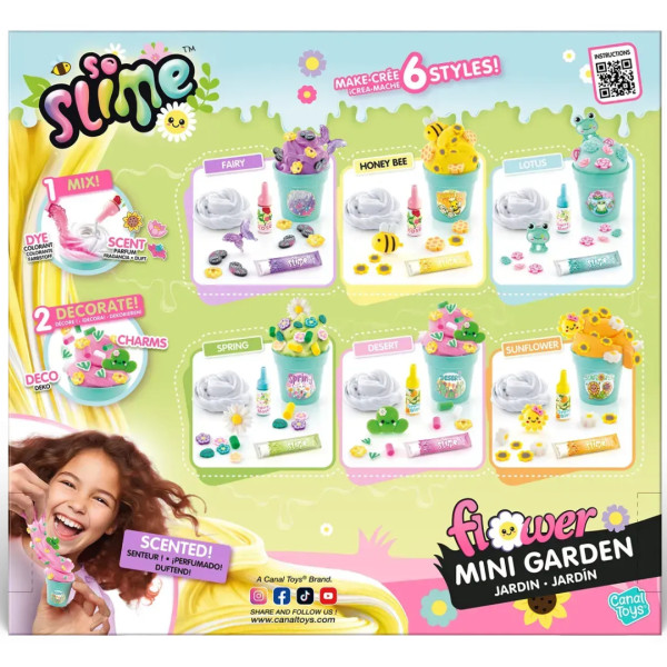 Фото - Фабрика слаймов Canal Toys Slime DIY Цветочный сад (SSC419)