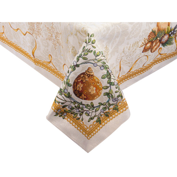 Фото - Скатерть квадратная Lefard гобелен Candle 140х140 см (732-353)