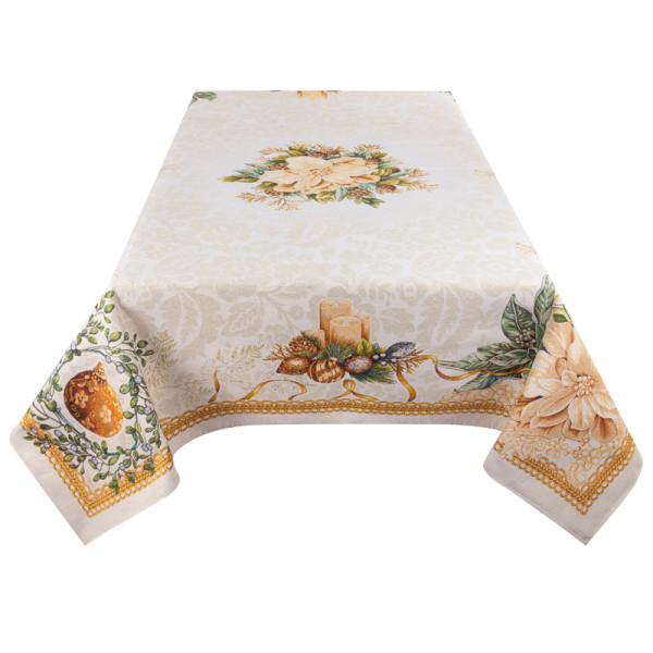Фото - Скатерть квадратная Lefard гобелен Candle 140х140 см (732-353)