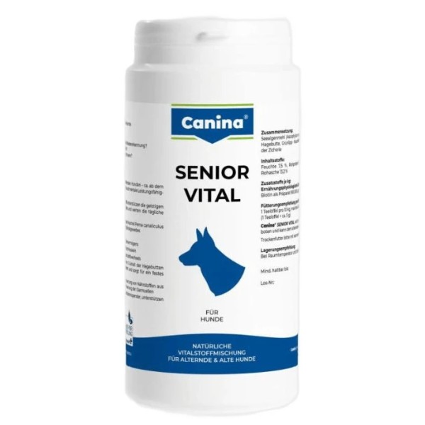 Фото - Вітамінно-мінеральний комплекс для собак Canina Senior Vital 250 г старше 7 років (4027565127078)