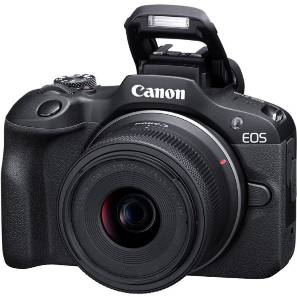 Фото - Фотокамера бездзеркальна Canon EOS R100 RF-S 18-45 IS STM Travel Kit (6052C074AC)