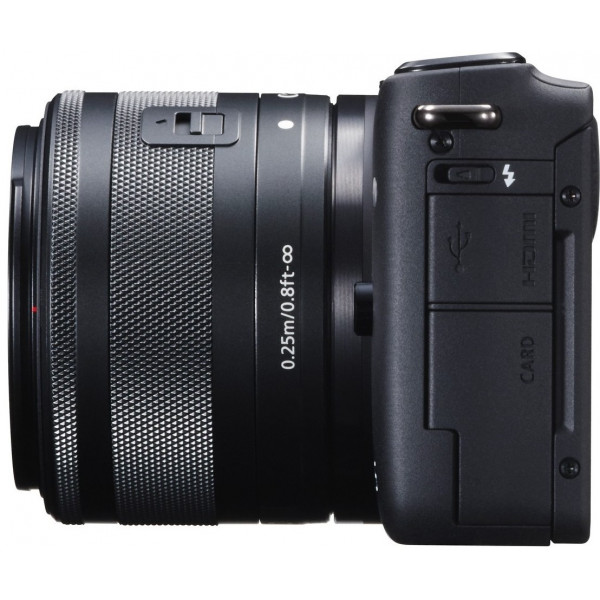 Фото - Фотокамера беззеркальная Canon EOS M10 15-45mm IS STM Kit Black (0584C040)