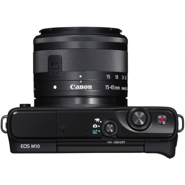 Фото - Фотокамера беззеркальная Canon EOS M10 15-45mm IS STM Kit Black (0584C040)