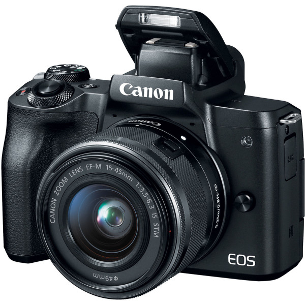 Фото - Фотокамера бездзеркальна Canon EOS M50 + 15-45 IS STM Web Kit Black (2680C060WCK)