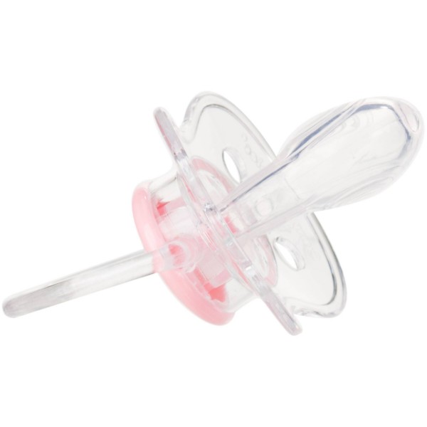 Фото - Симметричная пустышка Canpol babies Newborn baby Силиконовая 18+ мес., розовые цветы, 1 шт. (22/582_pin)