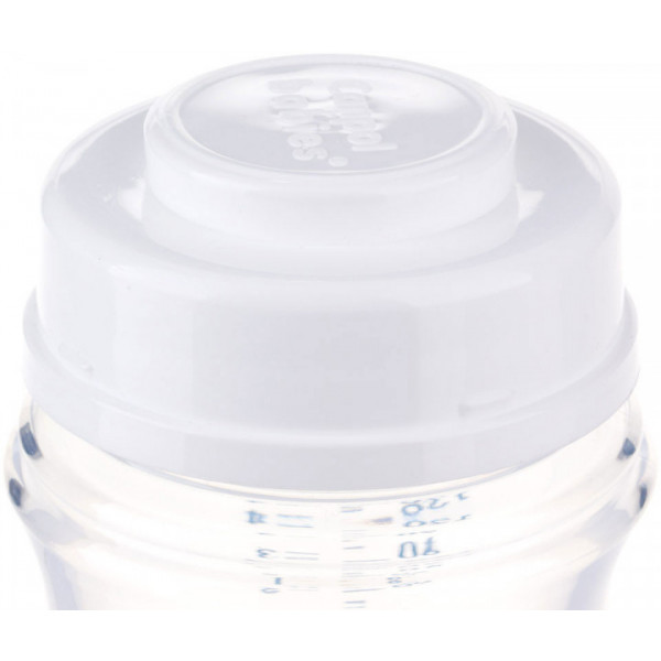 Фото - Пляшка для годування Canpol babies Антиколікова з широким горлом Easy Start Newborn Baby рожеві квіти, 120 мл. (35/216_pin)