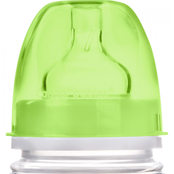 Фото - Пляшка для годування Canpol babies Антиколікова з широкою шийкою Easy Start - Різнокольорові звірі, 240 мл. (35/206)