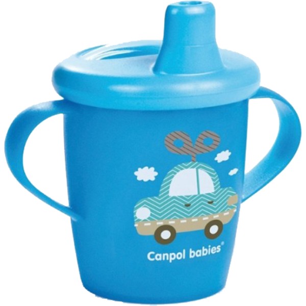 Фото - Чашка-непроливайка дитяча Canpol babies Toys синій, 250 мл. (31/200_blu) Фото - Чашка-непроливайка дитяча Canpol babies Toys синій, 250 мл. (31/200_blu)
