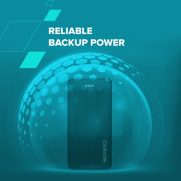 Фото - Батарея мобільна Canyon OnPower 100 10000mAh Black (CNS-CPB100B)