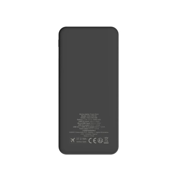 Фото - Батарея мобільна Canyon OnPower 100 10000mAh Black (CNS-CPB100B)