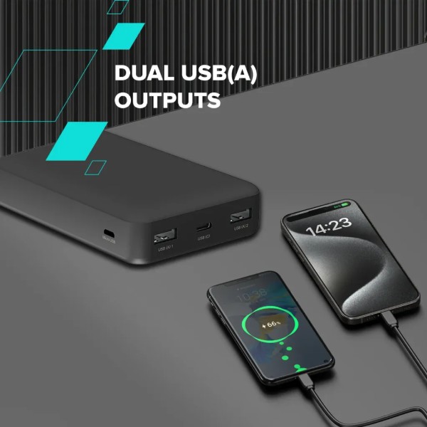 Фото - Батарея мобільна Canyon OnPower 200 20000mAh Black (CNS-CPB200B)