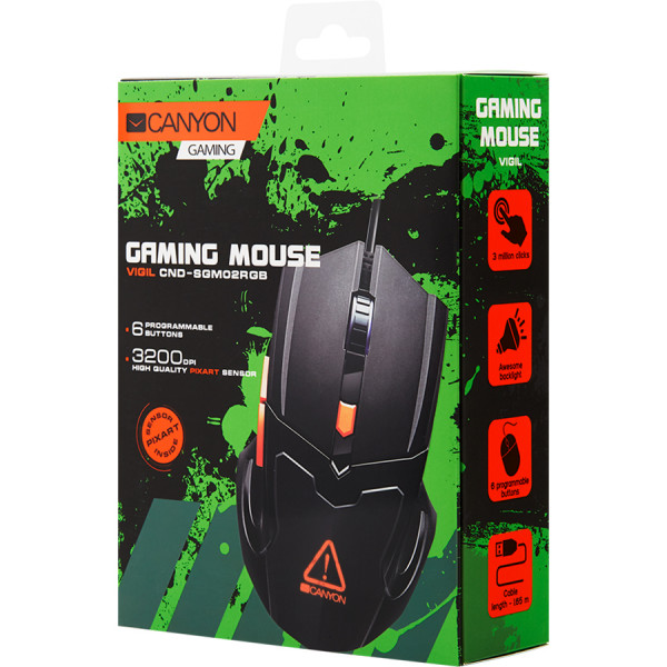 Фото - Мышь проводная игровая Canyon CND-SGM02RGB