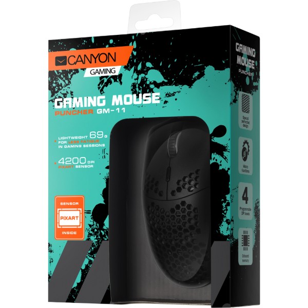 Фото - Мышь проводная игровая Canyon CND-SGM11B