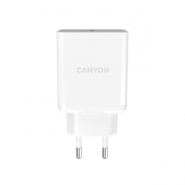 Фото - Мережевий зарядний пристрій Canyon CNE-CHA20W