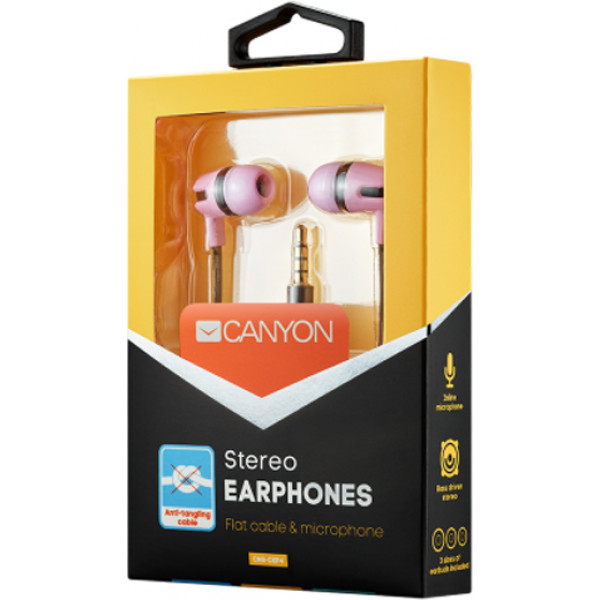 Фото - Навушники вкладиші Canyon CNS-CEP4RO Rose