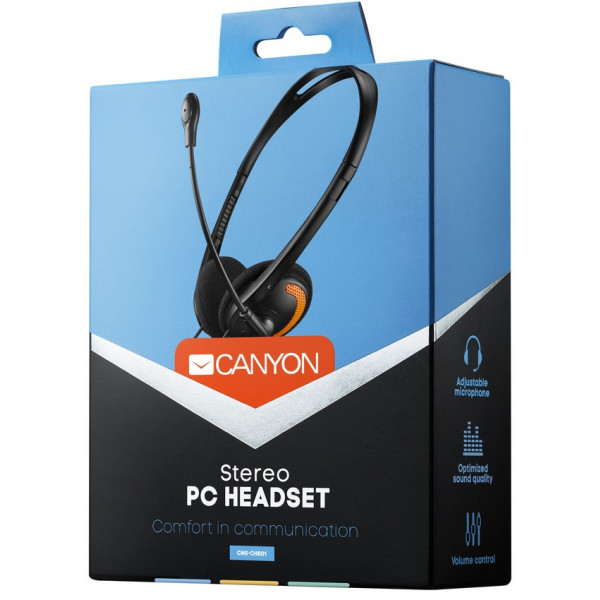 Фото - Гарнитура проводная Canyon CNS-CHS01BO