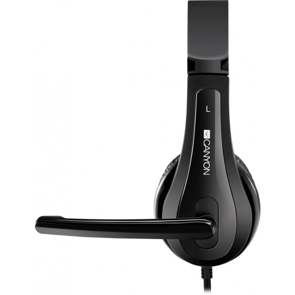 Фото - Гарнітура дротова Canyon CNS-CHSC1B Black