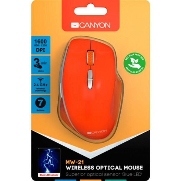 Фото - Миша бездротова Canyon CNS-CMSW21R Red