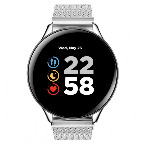 Фото - Уцінка - Смарт-годинник Canyon Lemongrass Silver (CNS-SW70SS) #