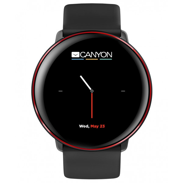 Фото - Смарт-часы Canyon Marzipan Black-Red (CNS-SW75BR)