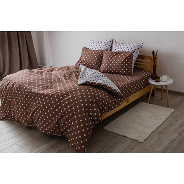Фото - Комплект постельного белья ТЕП Happy Sleep Cappuccino Dots (2-03796_25130)