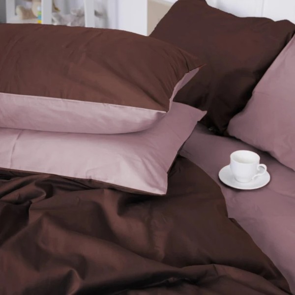 Фото - Наволочка MirSon Сатин 0165+0211 Cappuccino 40х60 см (2200001215603)