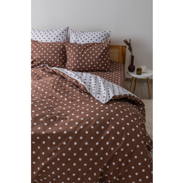 Фото - Комплект постельного белья ТЕП Happy Sleep Cappuccino Dots (2-03795_25128)