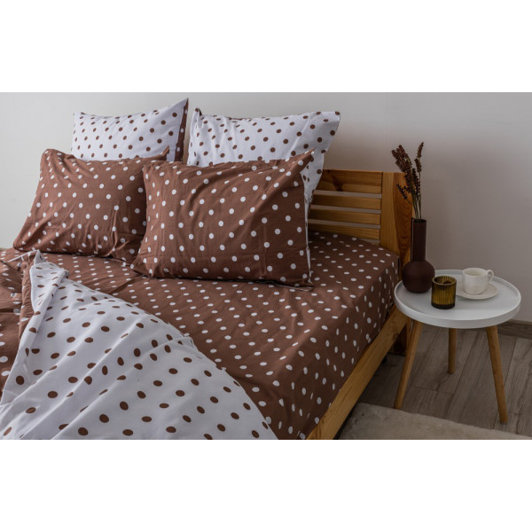 Фото - Комплект постельного белья ТЕП Happy Sleep Cappuccino Dots (2-03795_25128)