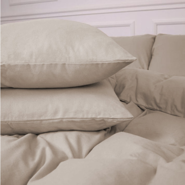 Фото - Комплект постільної білизни MirSon 004 Cappuchino 2x143x210 см (2200009649233)